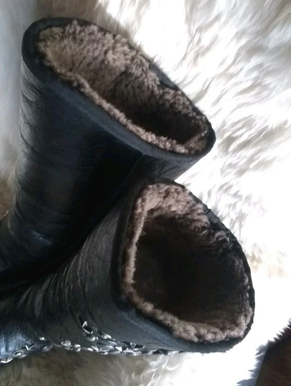 Luxe Collective Angel Boots Knee High Leather Size 9.5